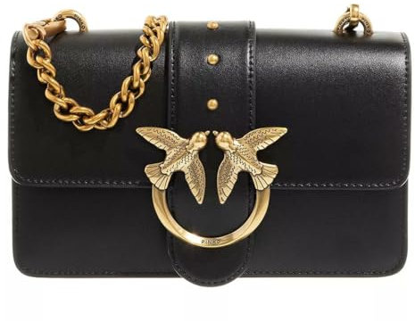 Pinko Borsa A Tracolla Love One Mini Cl Vitello Seta 100059A0F1 Nero