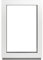 Alle Grössen Festverglasung Kunststoff Fenster - Kellerfenster BxH: 50 x 80 cm weiß fenster- Doppelverglasung Fenster Für Gartenhaus/Garagen Fenster -Premium Kunststofffenster BxH: 500 x 800 mm