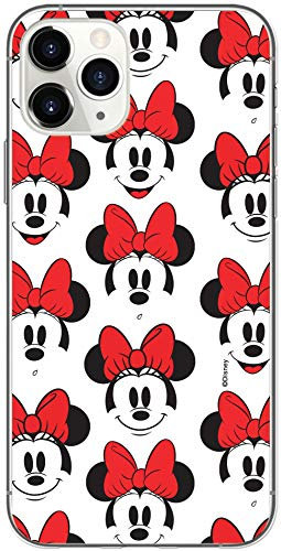 Original und Offiziell lizenziertes Disney Minnie und Mickey maus Handyhülle für iPhone 11 PRO MAX, Case, Hülle, Cover aus Kunststoff TPU-Silikon, schützt vor Stößen und Kratzern