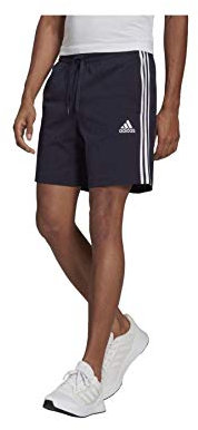 Adidas AEROREADY Essentials 3-Stripes Shorts Homme, Notre Plus/Blanc, S