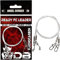 Wild Devil Baits Ready FC Leader Fluorocarbon Vorfach 50cm (0,80mm)