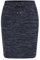 OXMO OXBirga Damen Kurzer Rock Sweatrock Midi mit elastischem Bund und Kordel, Größe:XS, Farbe:Insignia Blue Melange (1940281)
