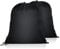 OTraki Wäschesack Reise mit Kordelzug 50x60 cm Schmutzwäsche Wäschesammler Reise Faltbare Wäschebeutel Groß Laundry Bag Wäscheraum Schwarz für Camping Reisen