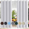 Ufamiluk Rideau Exterieur terrasse imperméable occultant Coupe Vent Anti Froid Chaleur Rideau Impermeable Exterieur pour pergola extérieur Balcon Cour Porche Blanc 180x200cm (BxH 1 pièce)