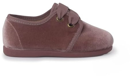 Pisamonas Zapato Terciopelo Cordón Faya Talla 25 Color Maquillaje
