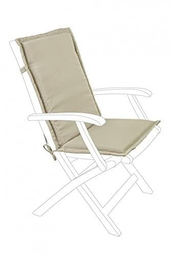 Decor Space Auflage für Stuhl und Sessel mit mittlerer Rückenlehne aus wasserabweisendem Material (Havanna, Polyester 180 g/m²)