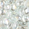 STONED® 200 glass pebbles MIXED Crystal Colours CHOOSE your Colours (Clear Iridescent)