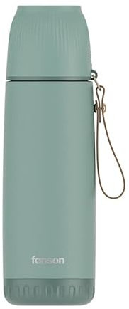 New Hot Water Bottle 380ml Tumbler Cups in Bulk Coffee Mug Stainless Steel Insulated Bottle Travel Winter Vacuum Flask insulated water bottles metal water bottle water ( Size : 350ml , Color : Green )