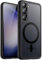 JETech Magnetisch Hülle für Samsung Galaxy S23+ / S23 Plus 5G 6,6 Zoll, Kompatibel mit MagSafe, Transluzente Matt Rückseite Stoßfeste Handyhülle (Schwarz)