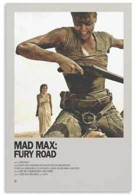 INEOUT Mad Max Fury Road-Film-Poster, dekoratives Gemälde, Leinwand-Wandposter und Kunstdruck, modernes Familienschlafzimmer-Dekor-Poster, 20 x 30 cm