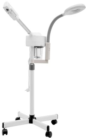 Vapore Viso Vaporizzatore Viso 2 in 1 Professionale Sauna facciale con Lampada Lente d'ingrandimento Vaporizzatore per Salone di Bellezza SPA