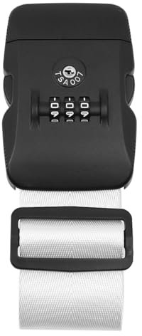 Sarini Cinghie per Bagagli Personalizzate con Serrature per valigie Cinghie per valigie TSA Facili da individuare