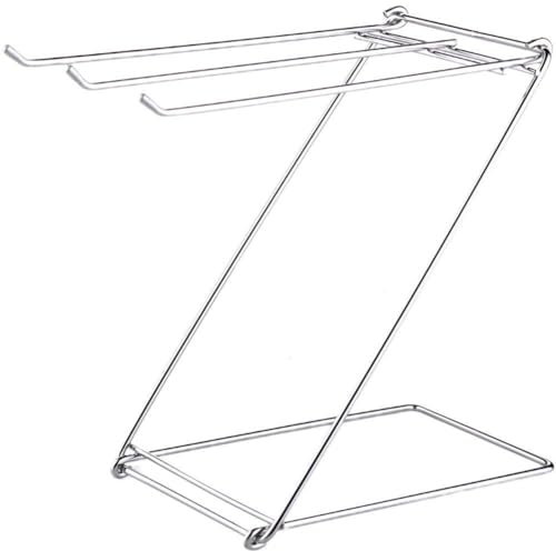 Abbdbd Freistehender Handtuchhalter, Stabiler Handtuchständer, Platzsparender Handtuchhalter Aus Edelstahl Für Badezimmer Und Küche