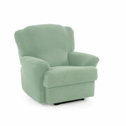 SOFASKINS® Funda para Sillon Relax reclinable, Funda Sillon súper elástica, Funda Sofa con diseño Exclusivo, Transpirable y Duradera, Funda para sofá fácil de Colocar. Medida 70-90Cm. Color Turquesa