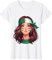 Algérie fille Algérienne fille Algérie femme drapeau Cadeau T-Shirt