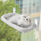 Cat Hammock Bed - Foldable Hanging Perch, Large Cat Shelf with Strong Suction Cups, Reversible Cover for Glass Windows, Holds Up to 18KG