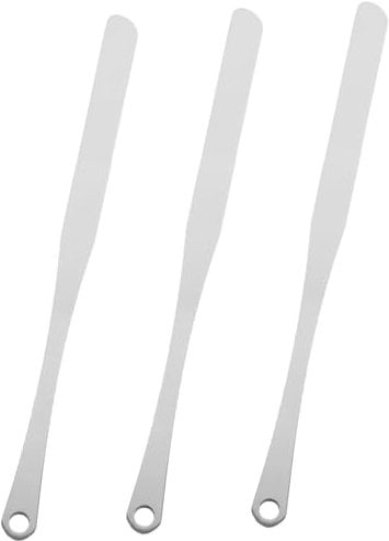 SSTANGLU 3pcs Korean Makeup Blenders Korean Spatula Makeup Foundation Mixing Pigment Makeup Long Spatula Makeup Spatula Korean Makeup Spatula Stainless Steel Mask The Face