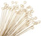 NQEUEPN 40stk Blumenkartenhalter-Stick, Metalldraht Blumen-Picker Rund Fotocliphalter Goldene Fotohalter für Blumenarrangements Hochzeit Tortenaufsätze Tischnummernkarten Notizen Geburtstagsfeiern