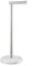 Toilet Paper Holder with Natural Marble Weighted Base, Freestanding Toilet Roll Holder with Reserve, Free Standing Toilet Paper Holder with Storage (Brushed Nickel, incl