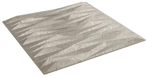 vidaXL Panneaux muraux 48 pcs béton 50x50 cm XPS 12 m² pierre, lambris, décoration murale, revêtement mural, carrelage mural, art mural