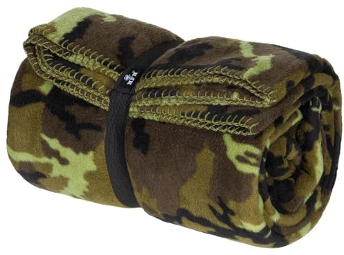 MFH Fleecedecke Camping Camouflage M 95 CZ ca. 200 x 150 cm