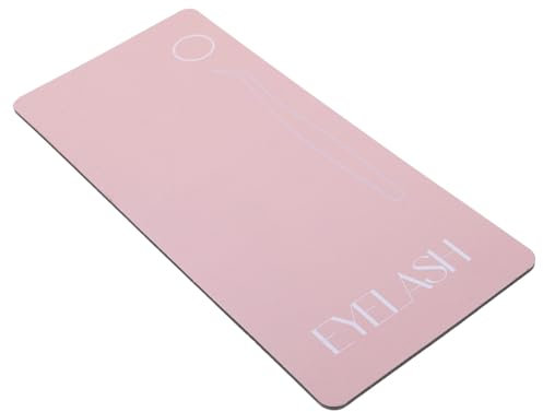 Eyelash Grafting Station Fake Eyelashes Brackets Lash Table for Eyelash Extensions Eyelash Pallet Holder Lash Artist Essentials Eyelash Glue Holder Lash Tech Supplies Rubber Pink Generic