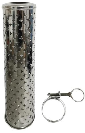 Ofenrohrabdeckung für , robuste Ofenrohrabdeckung, Regenschutz aus Edelstahl | Verbrühungsschutzrohr-Entlüftung, Campingofen-Zubehör für Haus, Outdoor, Wohnwagen