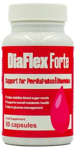DiaFlex Forte Nahrungsergänzungsmittel mit Mineralien und Vitaminen 60 kapseln. (1)