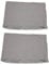 2er Set Nackenkissen Bezug 40x60 cm Elastic Jersey Nackenstützkissen Gesundheitskissen Kissenbezug Kissenhülle Kopfkissenbezug Macchiato Beige Hellbraun