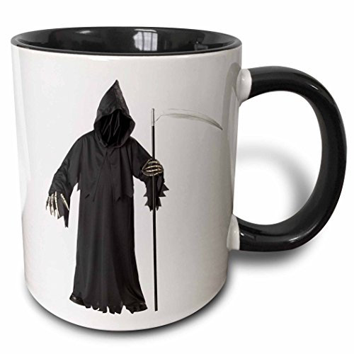 Keramik Tasse Keramik Kaffeebecher 330Ml, Halloween Gruseliger Grimm Sensenmann Tassen Lustig Für Männer Kollegin Büro