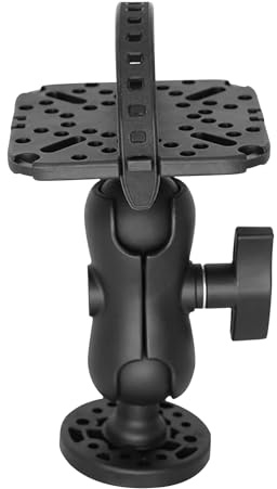 Tanxemery Fish Fishfinder Staffa | Base per Fish Fishfinder Assemblaggio - Elettronica Marina Per Console Navigation Echolot Transom Paddle Barca Acqua