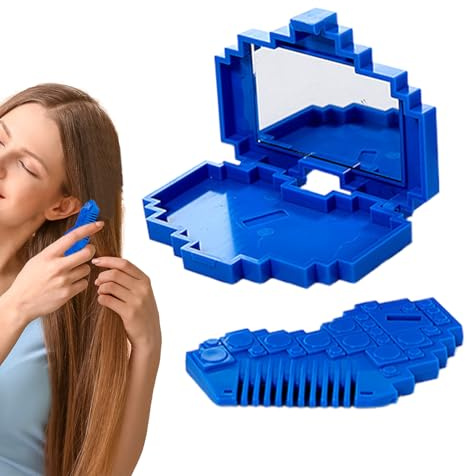 Spliss Trimmer Für Haare Pony-Schere Mit Bürste Und Spiegel | Herzförmiger Haarschneider Für Spliss Für Reisen, Outdoor, Zuhause, Tägliche Routine, Persönliche Pflege Und Schnelle