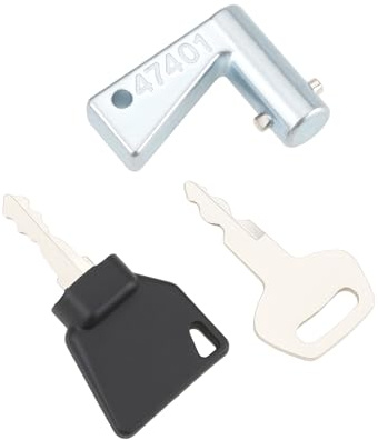 SG Store Lot de 3 Clés de Contact pour Pelle Hydraulique S450 14607 Et 47401 Compatible avec JCB Le Coupe-Circuit de Batterie Et Le Commutateur