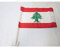 AZ FLAG - Autofahne Libanon - 45x30 cm - Libanesische Autoflagge 30 x 45 Cm - Auto Flaggen