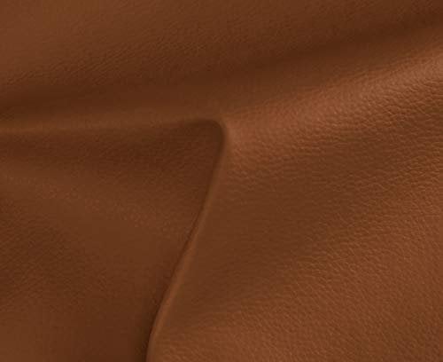 HAPPERS Polipiel para Tapizar 0,50 metros con Ancho 140cm. Venta de Polipiel por metros Solar Color Cuero