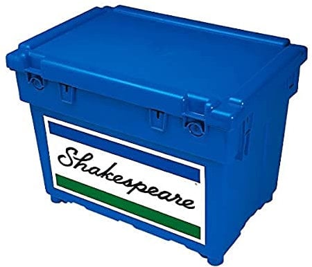 Shakespeare Pesca, Sedile Box (Viene Fornito con Cinghia e 1 Vassoio) Uomo, Blu
