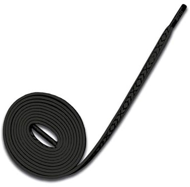 LACEXPro Lacci per scarpe sportive - Estrema precisione - Rivestimento impermeabile in silicone - Colore nero