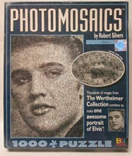 BGI Evlis Presley 1000 Piece Puzzle Photomosaics by Robert Silvers