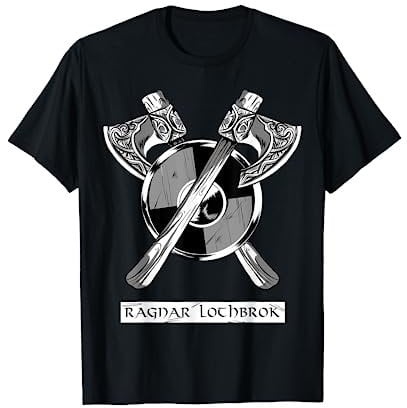 Viking Ragnar Lothbrok - Viking Axes - Norse Hero - Axe T-Shirt