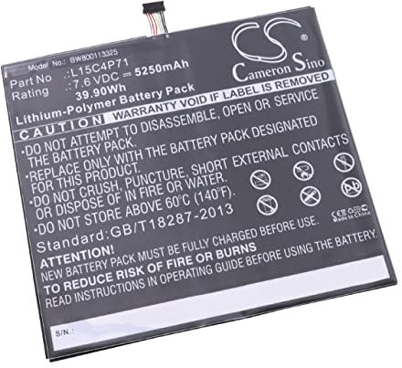 vhbw Akku kompatibel mit Lenovo IdeaPad Miix 700-12ISK (80QL0022GE) Tablet Pad (5250mAh, 7,6V, Li-Polymer)