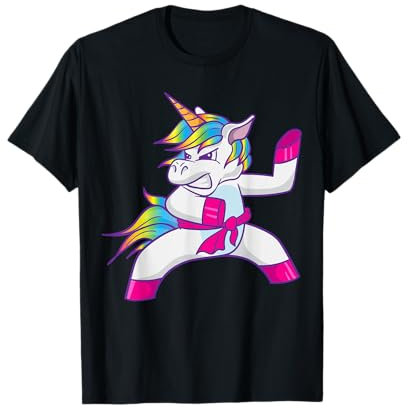 Ninja Einhorn Karate Taekwondo Kung Fu Ju Jutsu Einhorn T-Shirt