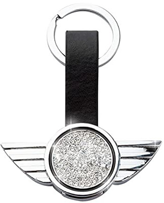 QINQIN Kreative styling mode einfache auto diamant keychain ornament fit für MINI COOPER F54 F55 F56 F60 R56 R60 (Color Name : MINI)