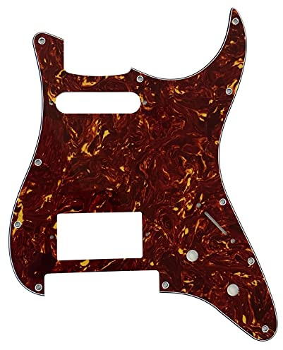 Passend für Strat Floyd Rose Tremolo HS Humbucker Style Gitarren Pickguard (4-lagige rote Schildkröte)