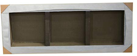 Marmox befliesbare Wandnische Trennwand mit Dreifachregal, 305x905x87,5mm - Ideale Ablagefläche für Bad, Dusche und Wellnessbereich. Wasserfest, leicht und perfekt für Fliesenverklebung