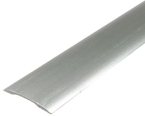 STICK DOWN COVER CARPET TO CARPET THRESHOLD TRIM DOOR BAR METAL GRIPPER - SILVER, SIMBRASS, NICKEL **900, 1800, 2700mm** (STICK DOWN COVER SILVER 900mm)