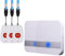 ALEENFOON Maison Alerte Alarme sans Fil Patiente Personne ÂGéE Personnelles SystèMe D'Alarme Plug Version Et Bouton D'Appel d'urgence Alarme Pager (3 à 2 Blanc)