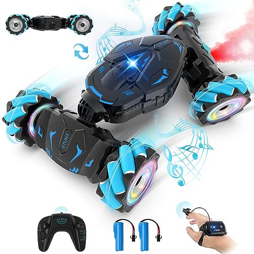 Pristar Ferngesteuertes Auto ab 6 8 10 12 Jahre RC Auto Car, 1:16 Ferngesteuerte Autos mit Handsteuerung Spielzeug 4WD 2,4 GHz 360° Drehung Remote Control Car Geschenk Mädchen Junge ab 6 8 10 12 Jahre