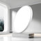 15.7in/40cm 32W LED Flush Mount Ceiling Light Fixture, 6000K Cool White, 3800LM, White LED Round Ceiling Lighting, 320W Equivalent Ceiling Lamp for Closets, Kitchens, Stairwells, Bedrooms, etc.