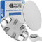 Abdeckhaube für Duschabfluss, Ø 120 mm, kompatibel mit Roca und Viega Tempoplex Ablaufgarnitur, ersetzt Modell A503881000, 6956.0, 192 730, für Duschwanne mit Ablaufloch Ø 90 mm, Haube Deckel Dusche