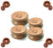 Clay Handi Mitti Karahi Earthen Cooking Pot Kadai Wok Terracotta Biryani Chicken Curry Balti Serving Pot Open Fire Gas Top with Lid (Clay Handi XS 2KG)